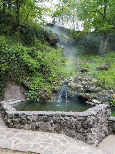 Nagic fountain of hot springs